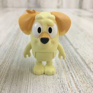 Bluey Friend CHUCKY Yellow Lab Dog Lucky's Bro Friend Replacement Figure Blue